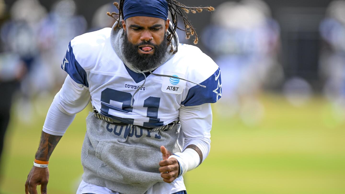 Cowboys fans are still wearing Ezekiel Elliott jerseys; we asked