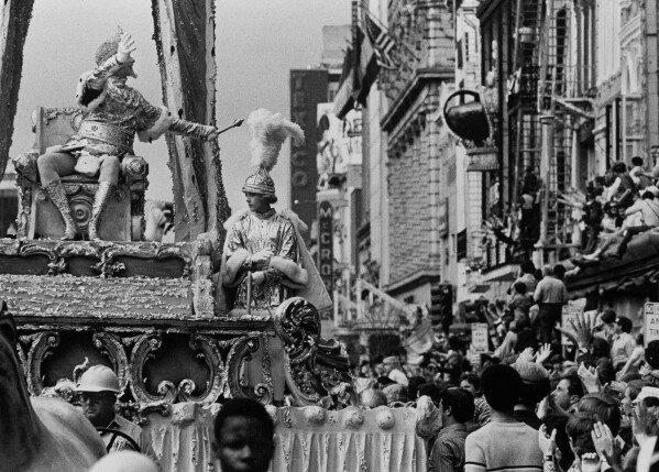 Mardi Gras is older than New Orleans, a European tradition that goes back directly or indirectly to such grand blowouts as the Roman Lupercalia, also the Saturnalia. Here, another Pier Sixer presided over by a temporary king is shown in New Orleans, March 15, 1972. (AP Photo, file)