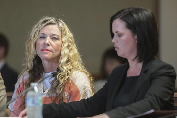 FILE — This March 6, 2020, file photo, shows Lori Vallow Daybell, left, during a hearing in Rexburg, Idaho. Daybell, who is already charged in Idaho with murder conspiracy in the deaths of her daughter and son, was also charged in Arizona with conspiring to murder her estranged husband Charles Vallow in 2019. In the months after her husband’s death, Lori Vallow Daybell aroused suspicions among relatives, who told investigators that she believed a demon had overcome her estranged spouse.(John Roark/The Idaho Post-Register via AP, Pool, File)