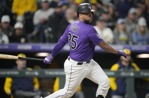 Díaz, Tovar homer, Rockies beat Brewers