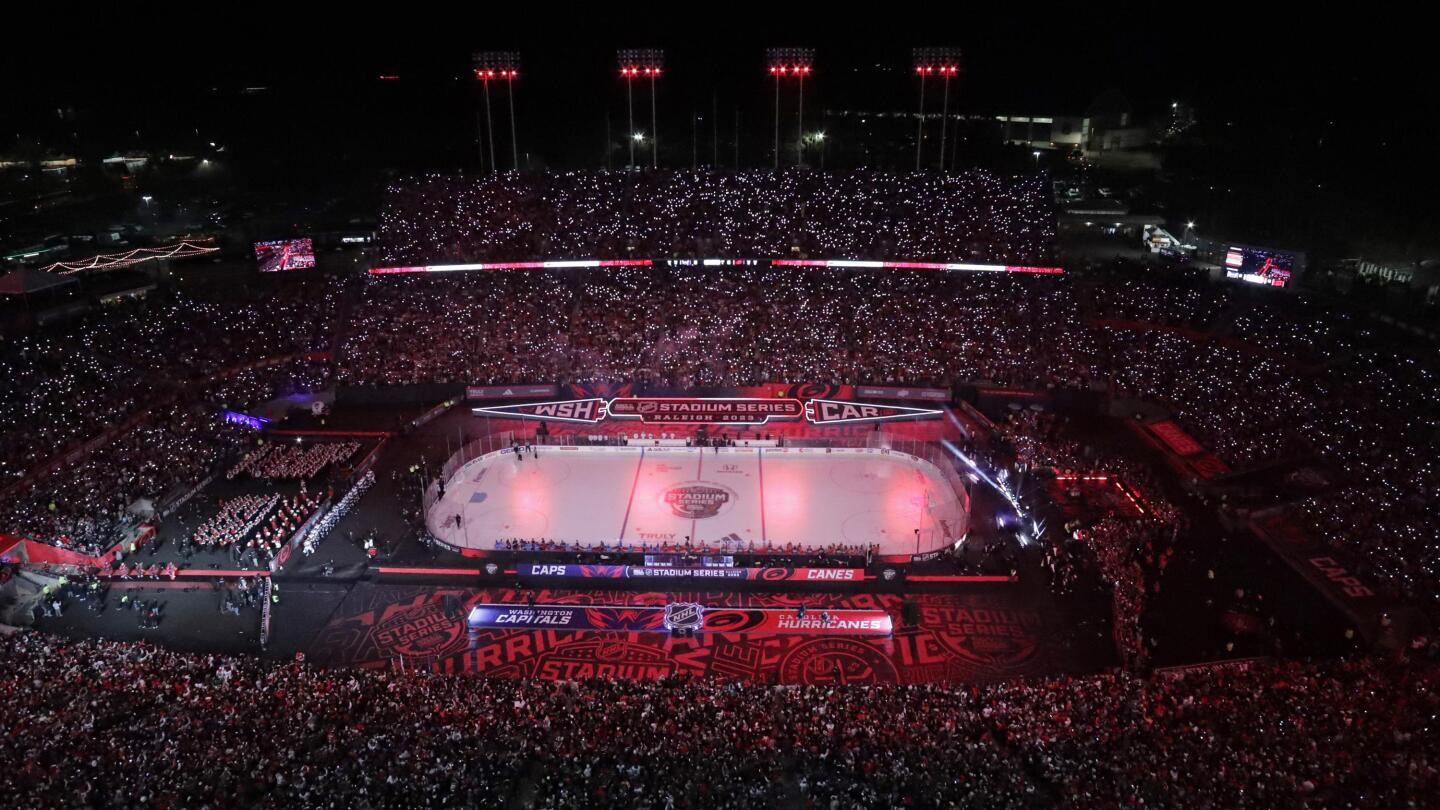Washington Capitals Team Introduction 2018 NHL Stadium Series