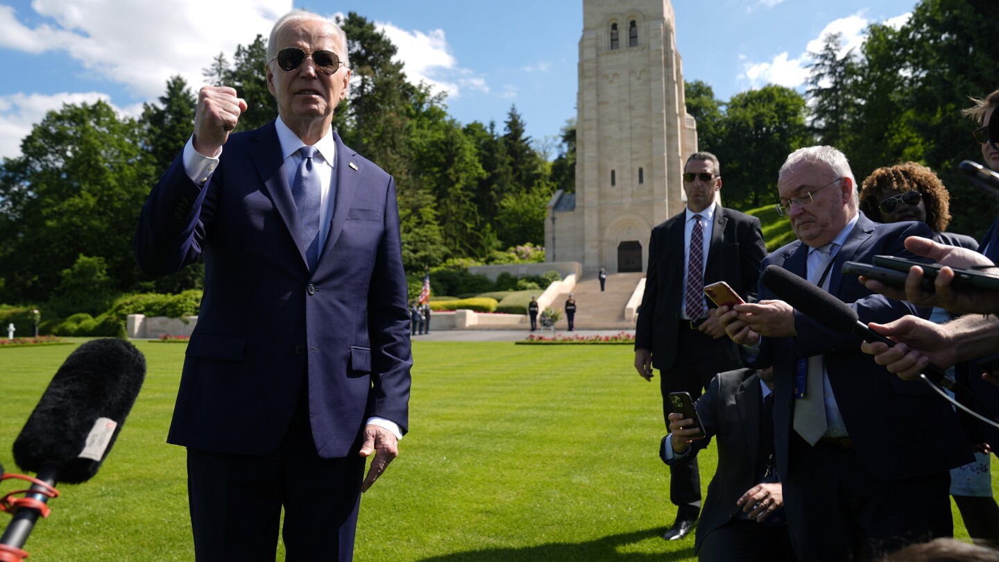 President Biden Honors Fallen Soldiers at Aisne-Marne American Cemetery: A Solemn Contrast to Trump's Absence