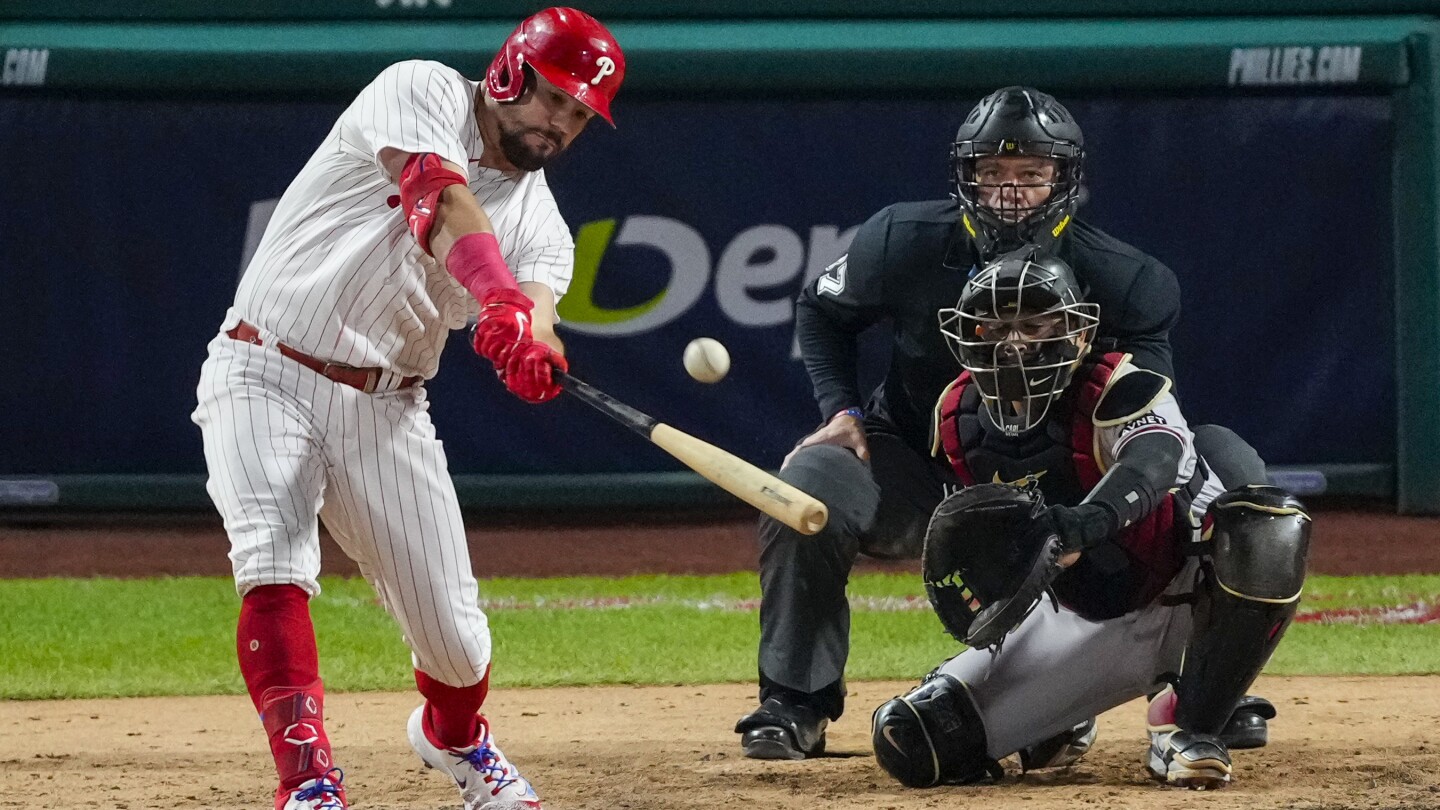 D-backs vs. Phillies NLCS Game 2 starting lineups and pitching