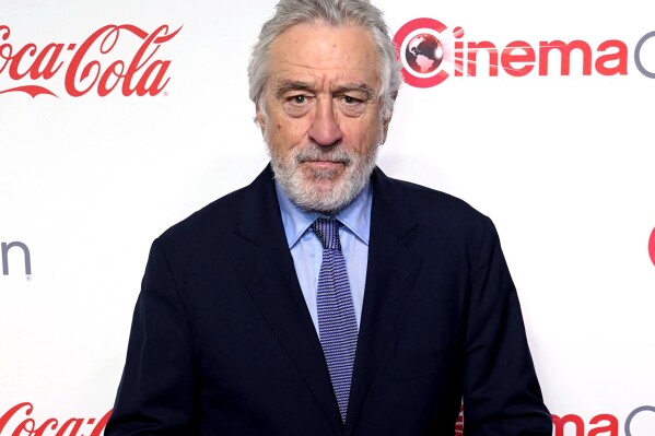 FILE - Robert De Niro arrives at the Big Screen Achievement Awards during CinemaCon in Las Vegas, April 28, 2022. De Niro says the legal claims by a former personal assistant who worked for him are nonsense. The 80-year-old actor testified in Manhattan federal court, Monday, Oct. 30, 2023, in a lawsuit brought by the assistant, Graham Chase Robinson. (AP Photo/Chris Pizzello, File)