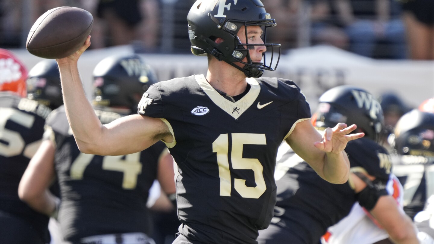 Wake Forest Set to Face UConn in Football