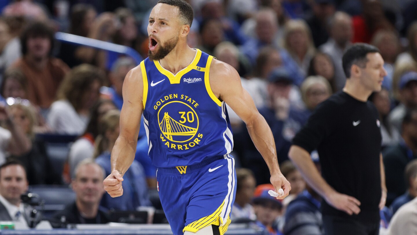 Curry scores 36, OKC loses Holmgren to hip injury in Warriors' 127-116 win over Thunder