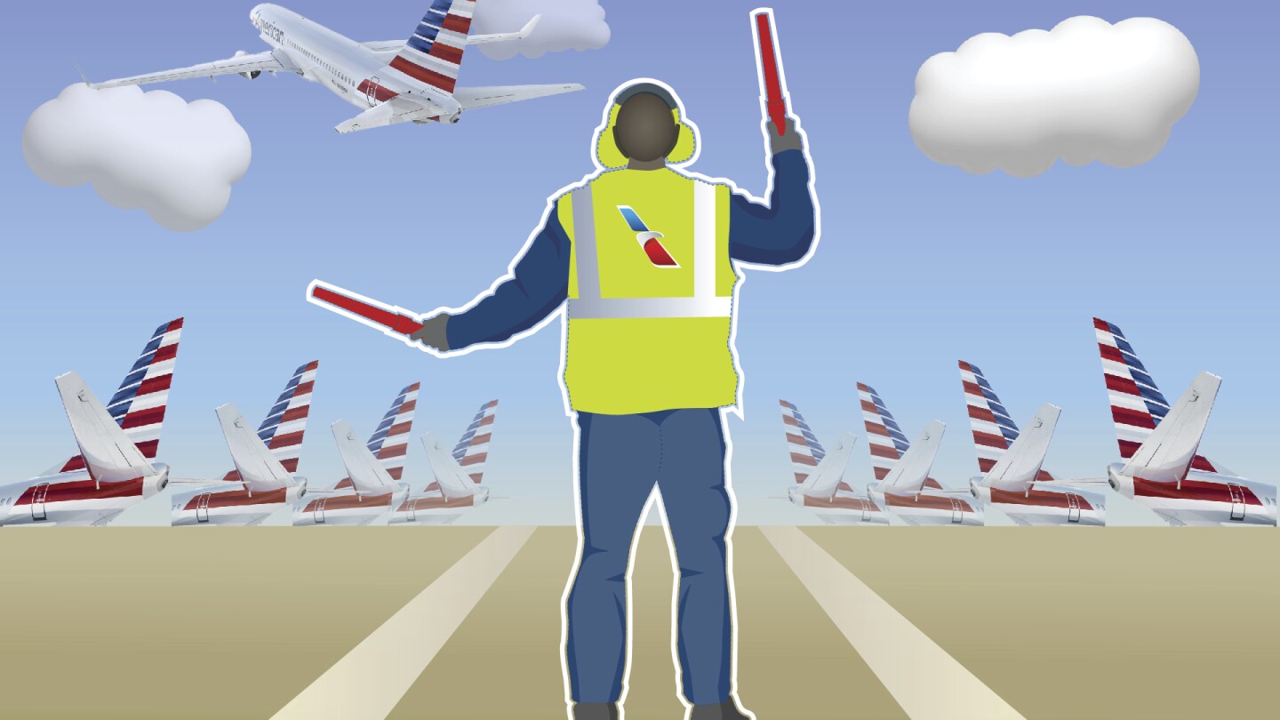 It’s his job to keep American’s planes running on time