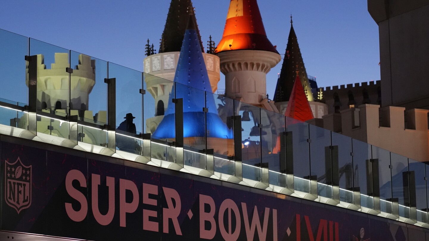 Лас Вегас, където партито никога не свършва, се подготвя за най-голямото си досега: Super Bowl 58