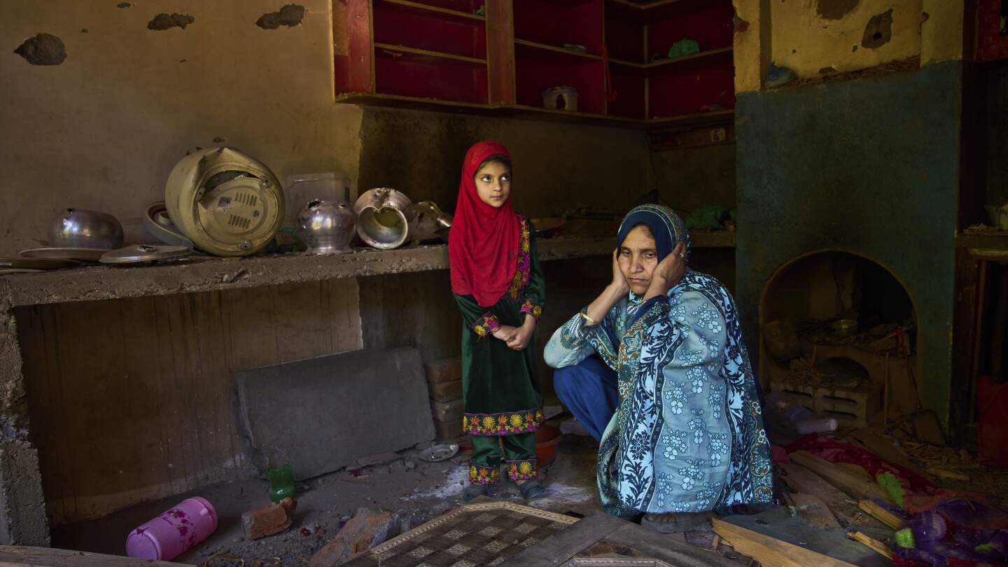 AP PHOTOS: Clashes between India and Pakistan upend lives in a Kashmiri village