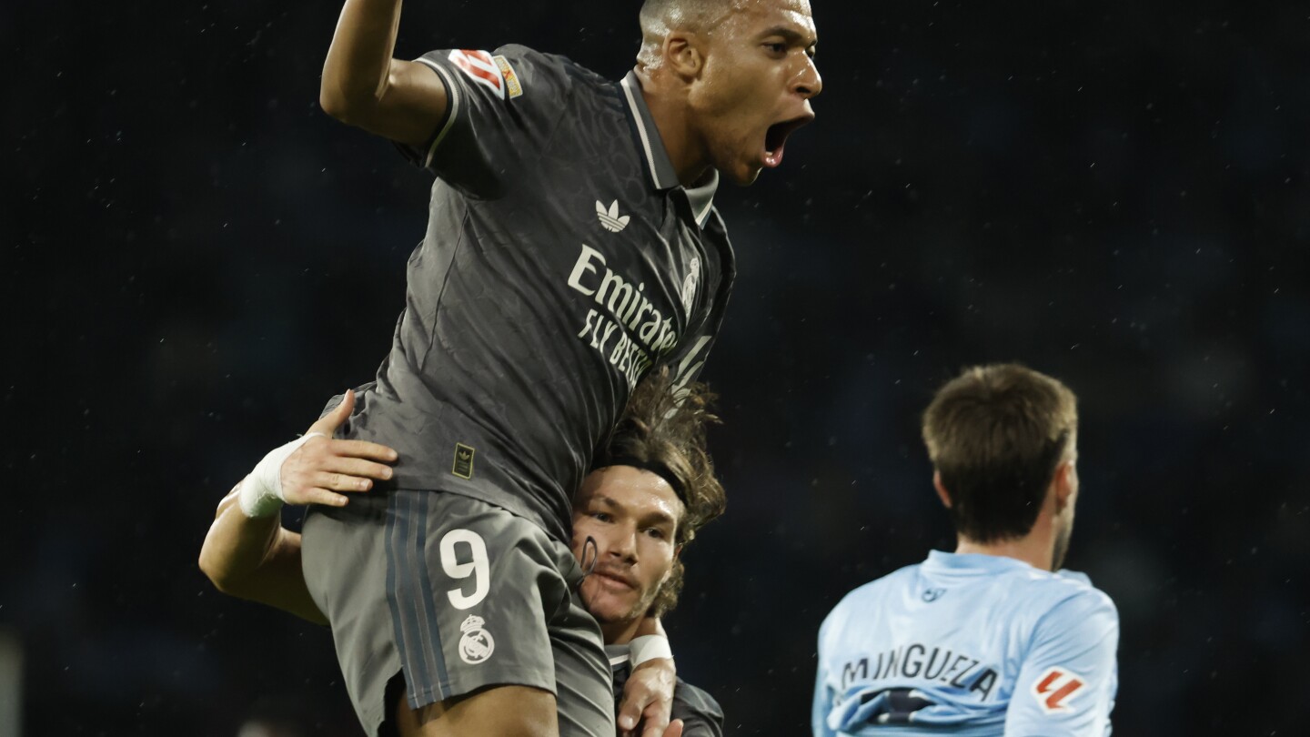 Mbappé and Vinícius Júnior took on Real Madrid’s 2-1 victory over Celta at the Victoria