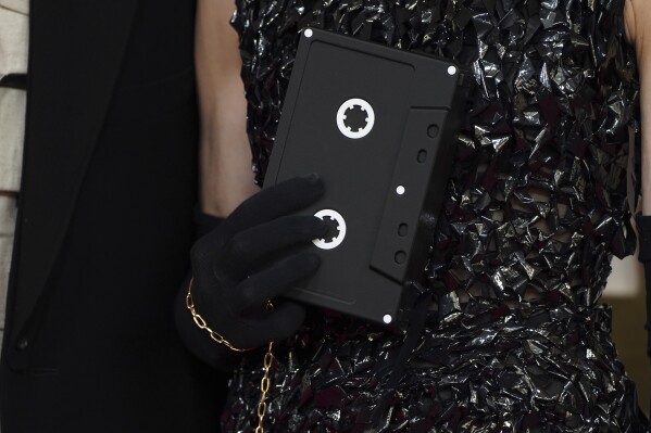 Donata Wenders arrives at the Oscars on Sunday, March 10, 2024, at the Dolby Theatre in Los Angeles. (Photo by Jordan Strauss/Invision/AP)