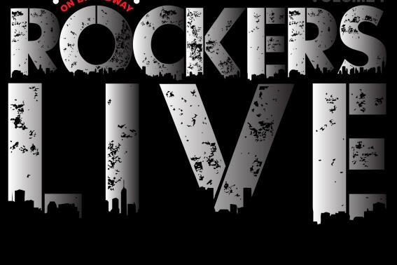 This cover image released by  R.O.B. Records/Jazzheads Inc. shows “Rockers On Broadway: Live” a collection of live performances by Tony- and Grammy Award-nominated artists. (R.O.B. Records/Jazzheads Inc. via AP)