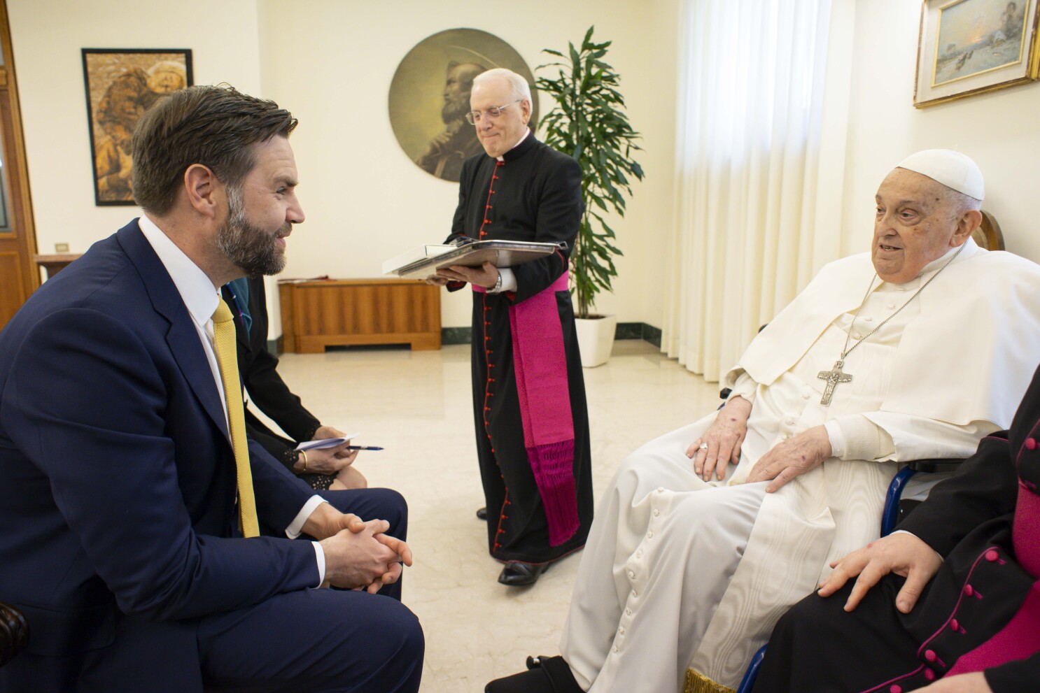 JD Vance meets Pope Francis on Easter Sunday after tangle over migration