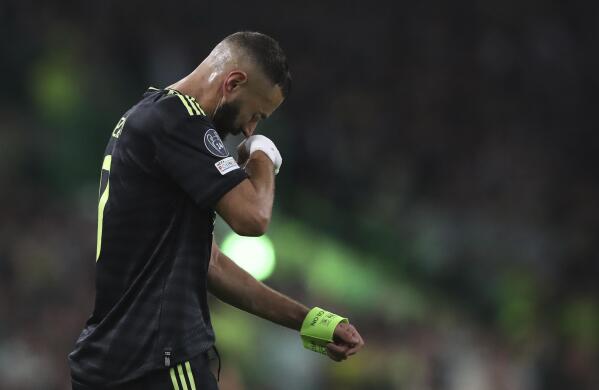 in his hands' - referring to benzema's bandaged