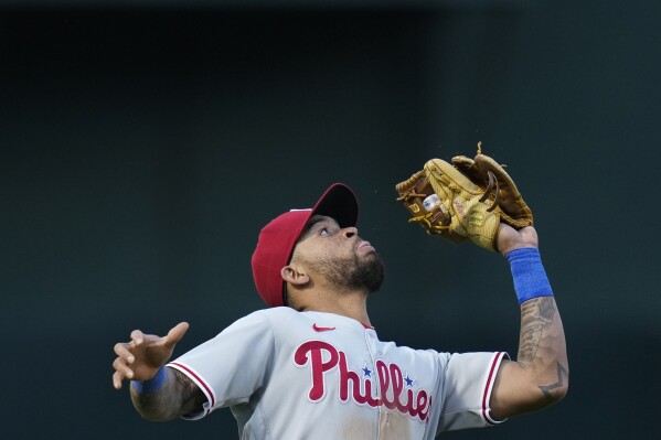 Philadelphia Phillies third baseman Edmundo Sosa (33) in the