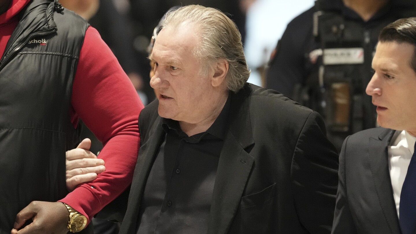 Paris prosecutor calls for 18-month suspended sentence for Gérard Depardieu in assault case