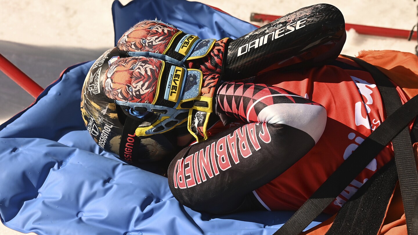 Overall ski champion Brignone discharged from the hospital after breaking ...