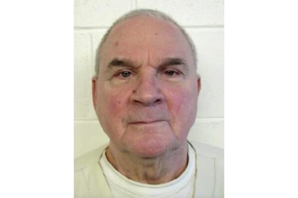 This image provided by the New Jersey Department of Corrections shows inmate Fred Neulander, a New Jersey rabbi serving a decadeslong sentence in a 1994 murder-for-hire plot targeting his wife. Neulander, 82, was pronounced dead shortly after 6 p.m. Wednesday, April 17, 202, at a hospital in Trenton, N.J., after he was found unresponsive in his cell in the New Jersey State Prison infirmary, news outlets reported, citing the state department of corrections. (New Jersey Department of Corrections via AP)