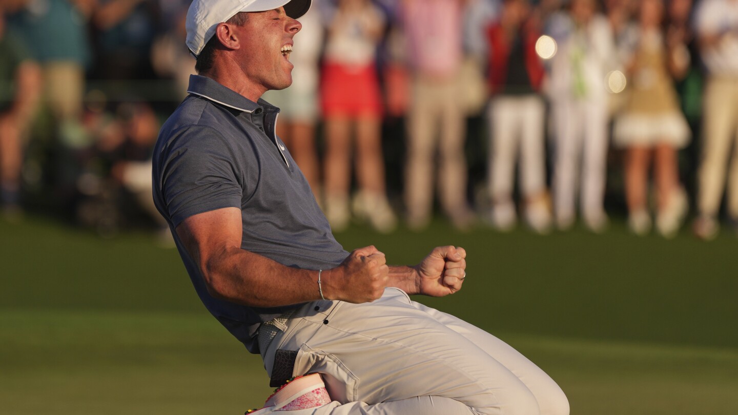 NextImg:Rory McIlroy wins Masters playoff to complete the career Grand Slam