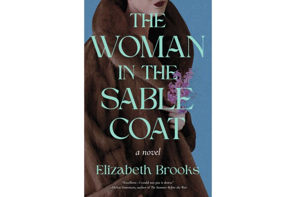 This cover image released by Tin House Books shows "The Woman in the Sable Coat" by Elizabeth Brooks. (Tin House Books via AP)