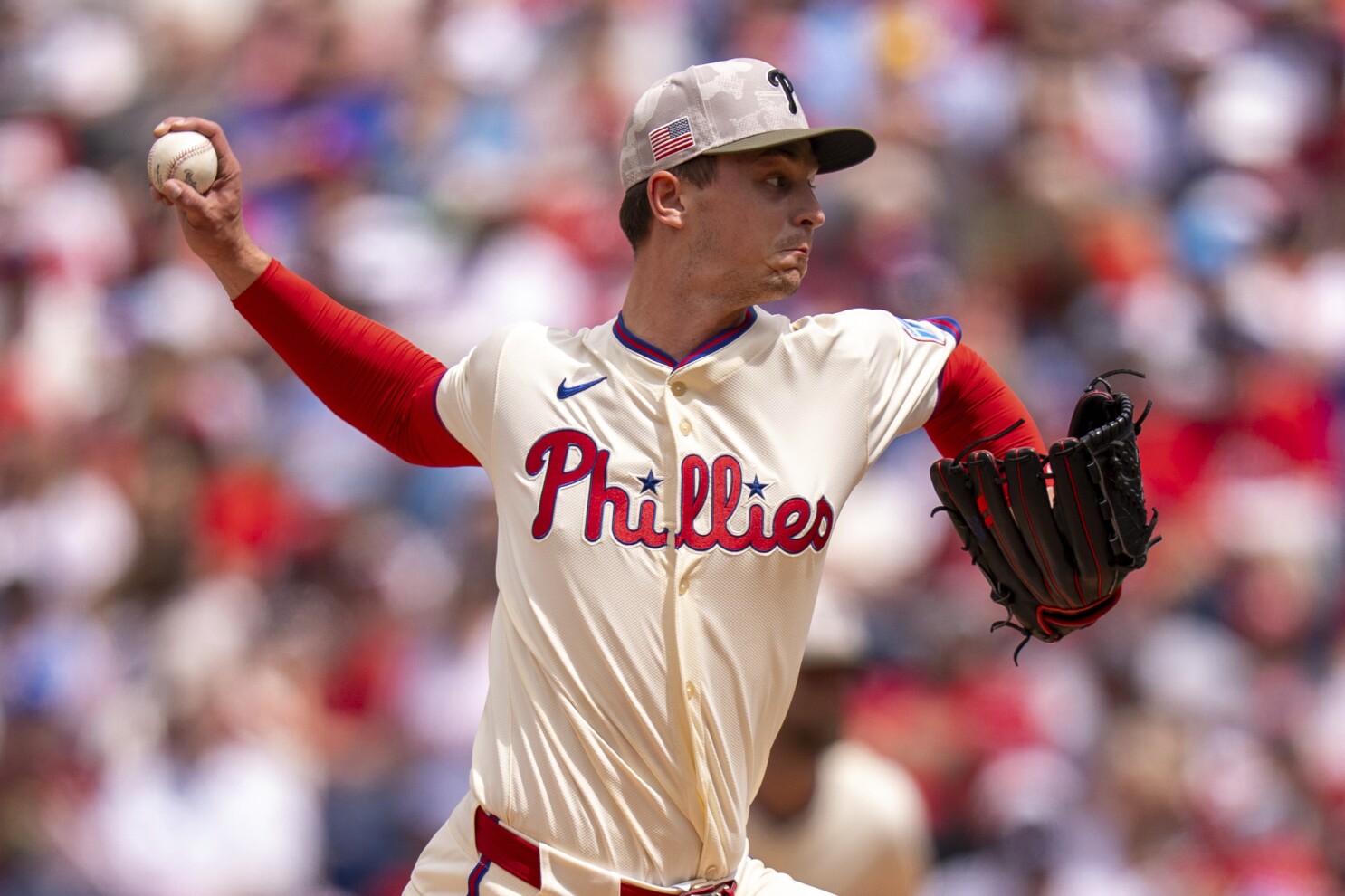 Mick Abel outduels Skenes to win big league debut, strikes out 9 to lead Phillies over Pirates 1-0