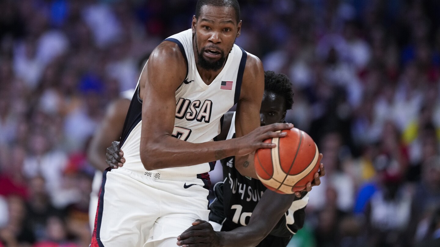 Durant Soars Past Leslie, Etches Name in Olympic History