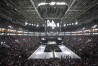 Players on Utah's NHL hockey team are introduced Wednesday, April 24, 2024, at Delta Center in Salt Lake City. (AP Photo/Rick Bowmer)