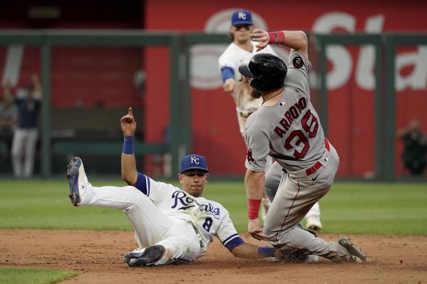 Boston Red Sox' Christian Arroyo during a baseball game in Kansas