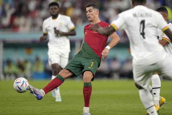 Ronaldo becomes 1st male player to score at 5 World Cups