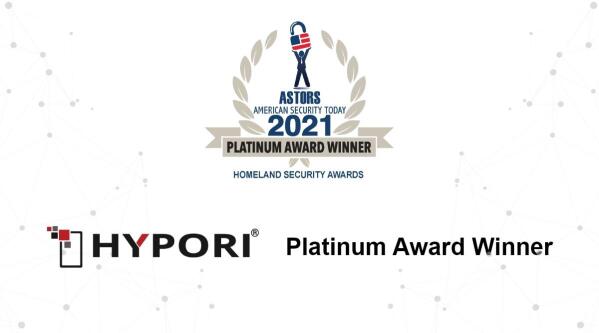 Hypori wins Platinum Award for "Best Secure Mobility Solution" for Homeland Security and Government Agencies in 2021 Annual ‘ASTORS’ Awards. (Graphic: Business Wire)