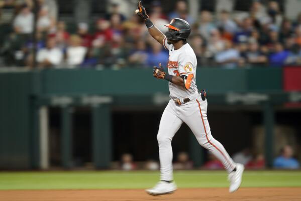 Baltimore Orioles shortstop Jorge Mateo fields a ground ball