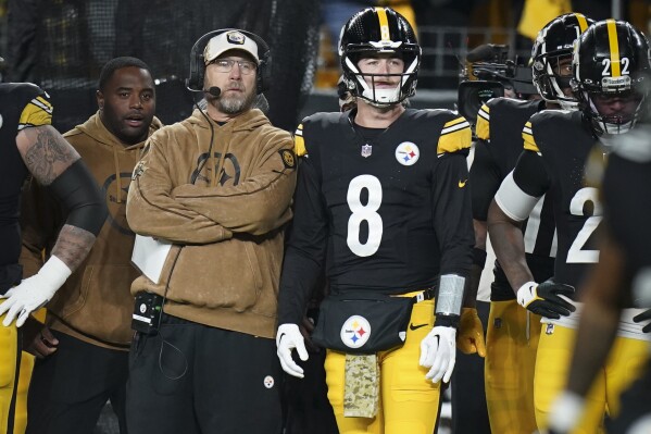 The Steelers kept waiting for Matt Canada's offense to take off. It never did. And now he's gone | AP News