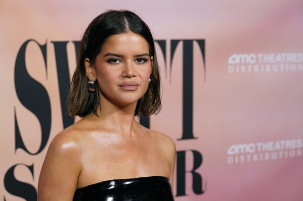 Maren Morris arrives at the world premiere of the concert film "Taylor Swift: The Eras Tour" on Wednesday, Oct. 11, 2023, at AMC The Grove 14 in Los Angeles. (AP Photo/Chris Pizzello)