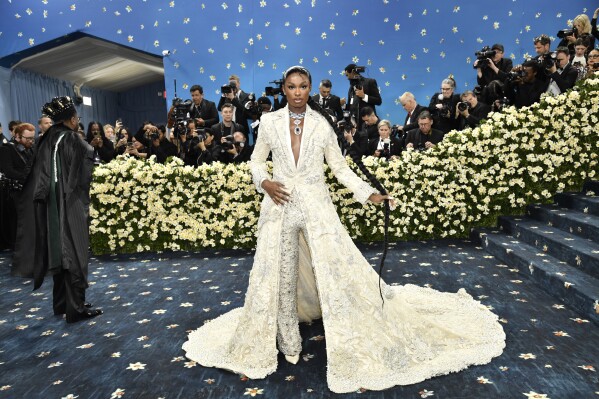  Tailoring Black Style" exhibition on Monday, May 5, 2025, in New York. (Photo by Evan Agostini/Invision/AP)