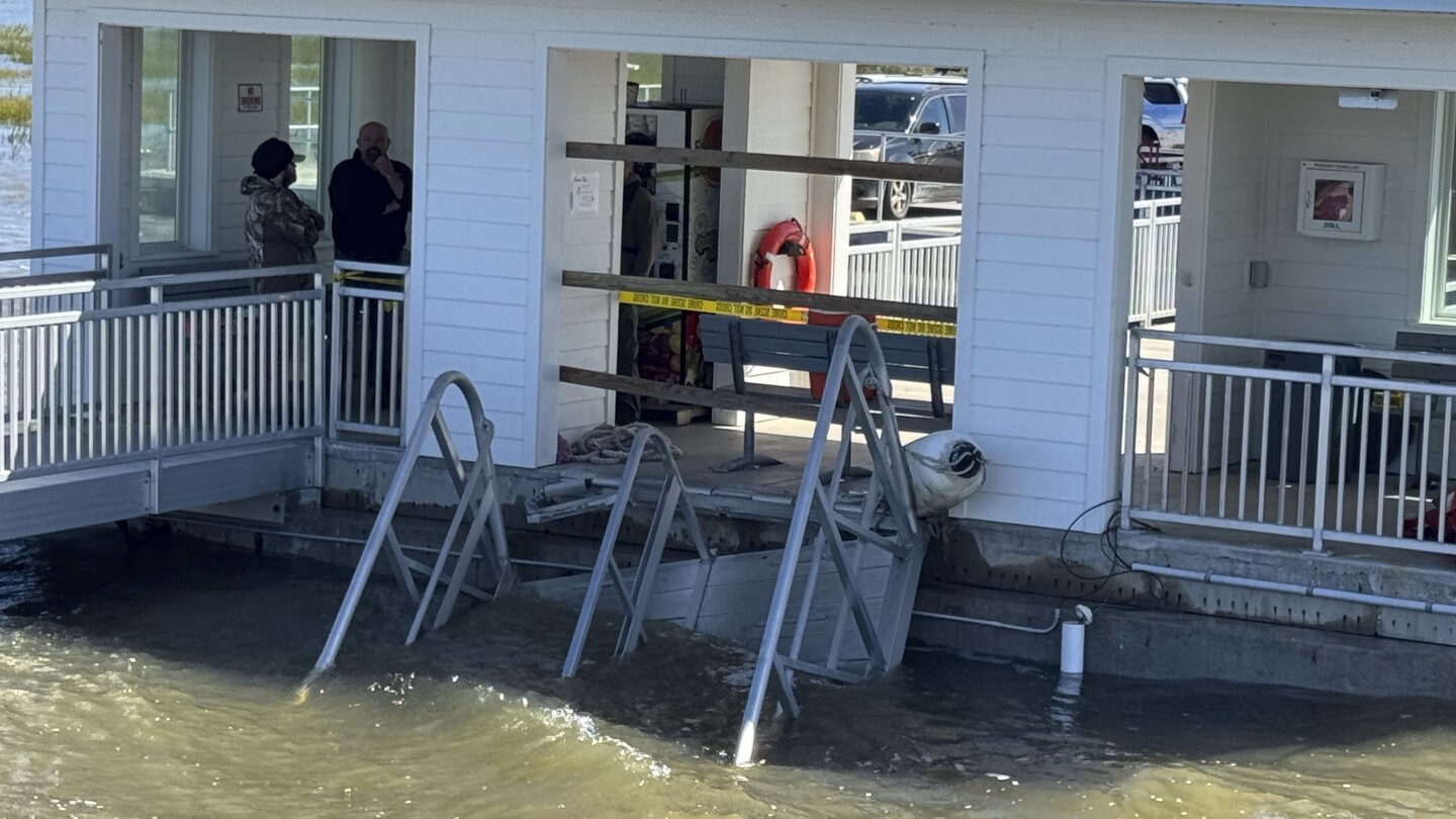 Georgia authorities investigating ‘catastrophic failure’ of dock gangway that collapsed, killing 7