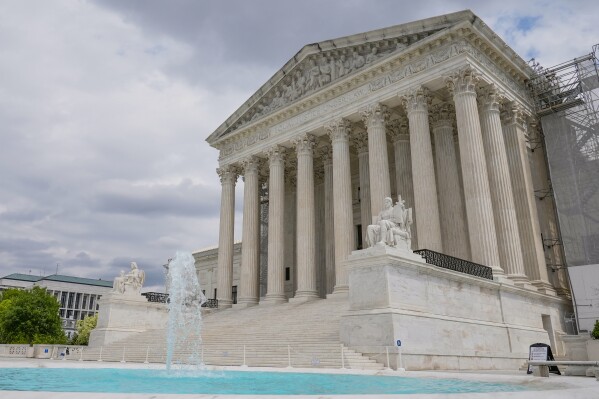 FILE - The U.S. Supreme Court is seen, April 25, 2024, in Washington. (AP Photo/Mariam Zuhaib, File)