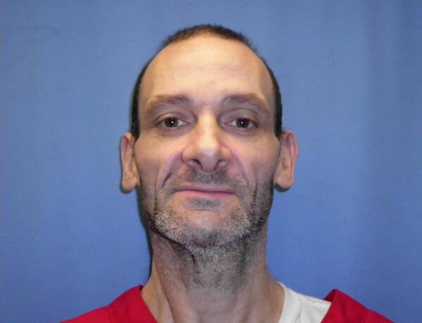 This undated photo provided by the Mississippi Department of Corrections shows David Neal Cox. The Mississippi Supreme Court has set a Nov. 17, 2021, execution date for an inmate who withdrew his appeals. David Neal Cox pleaded guilty in September 2012 to shooting his wife Kim in May 2010 in the town of Shannon, sexually assaulting her daughter in front of her, and watching Kim Cox die as police negotiators and relatives pleaded for her life. (Mississippi Department of Corrections via AP)