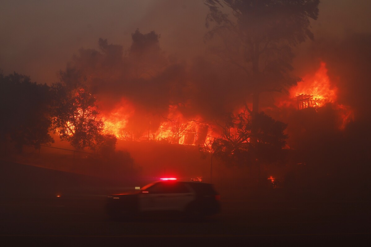 Pacific Palisades wildfire January 7, 2025 AP News