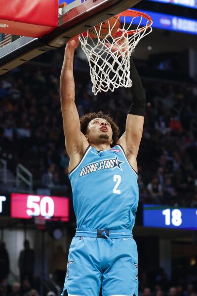 Cade Cunningham helps win NBA Rising Stars, named MVP