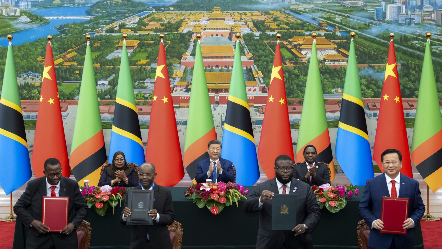 Chinese and African leaders hold a summit on deepening cooperation in a divided world