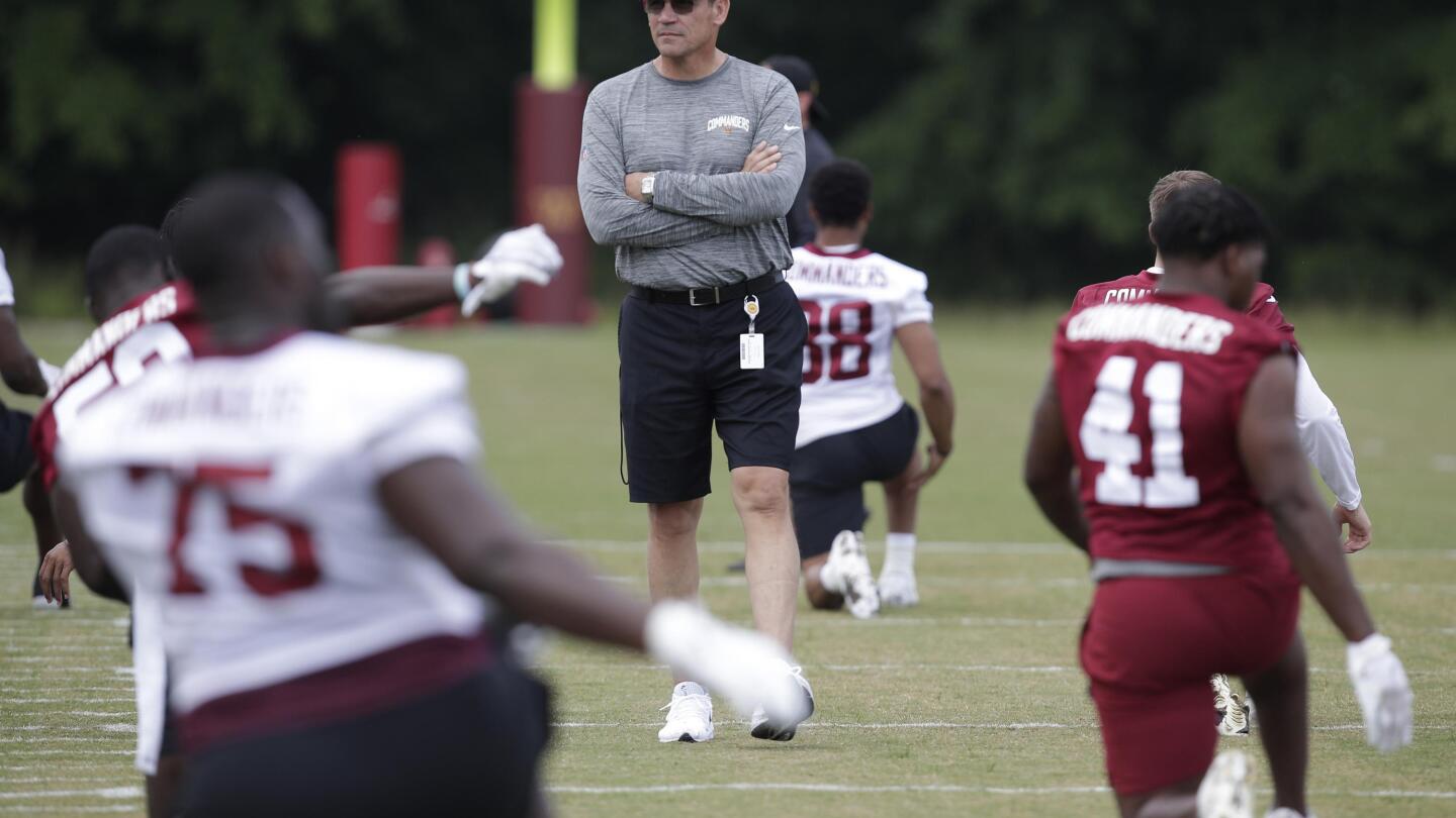 AP source: Commanders fined for excessive practice contact