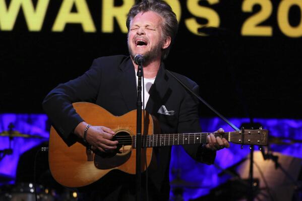 FILE - John Mellencamp performs at the 33rd annual ASCAP Pop Music Awards in Los Angeles on April 27, 2016. Mellencamp's latest album, "Strictly a One-Eyed Jack" releases on Jan. 21. (Photo by Rich Fury/Invision/AP, File)