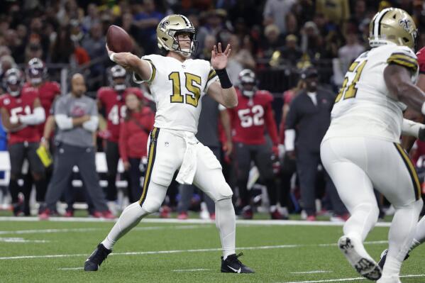 Saints seek 4th straight win vs Falcons, but with new QB