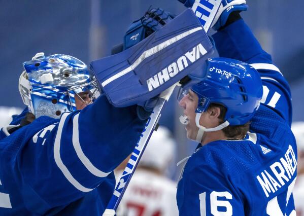 Nick Barden on X: Auston Matthews and Frederik Andersen are with