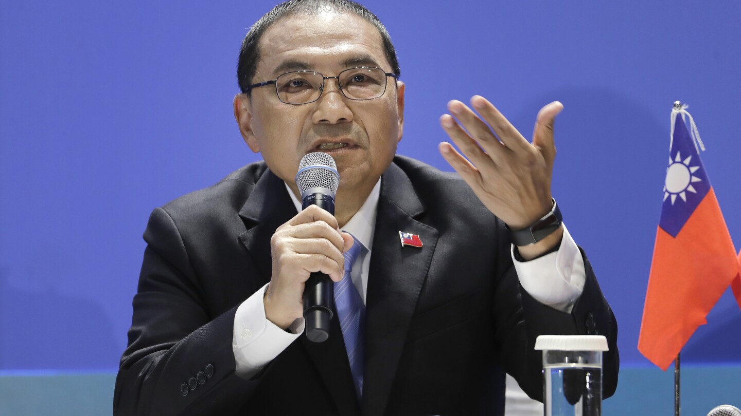 Кандидатът за президент на Тайван Хоу обещава да засили отбраната на острова и да поднови преговорите с Китай