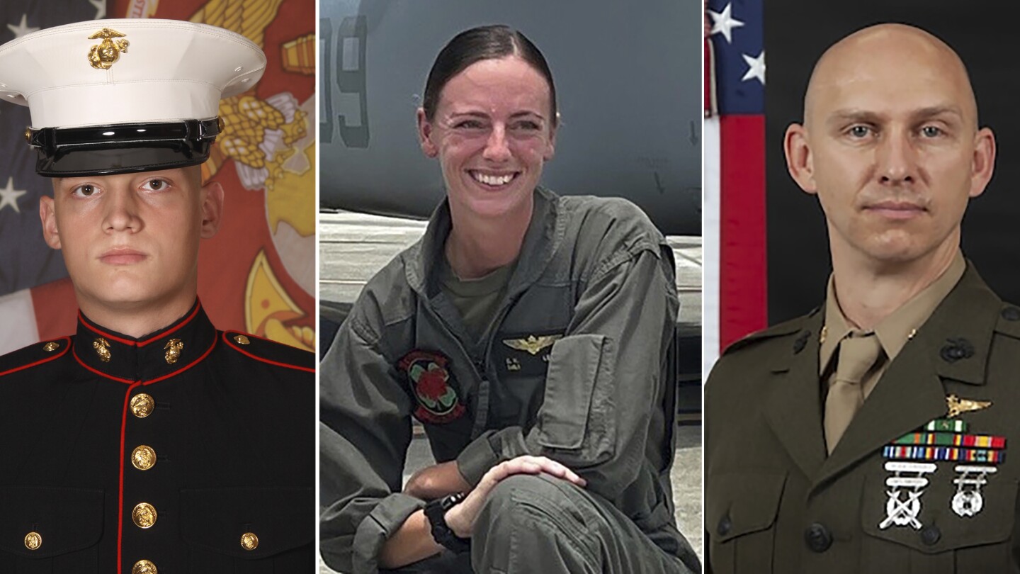 US Marines killed in Australian aircraft crash were from Illinois, Virginia and Colorado