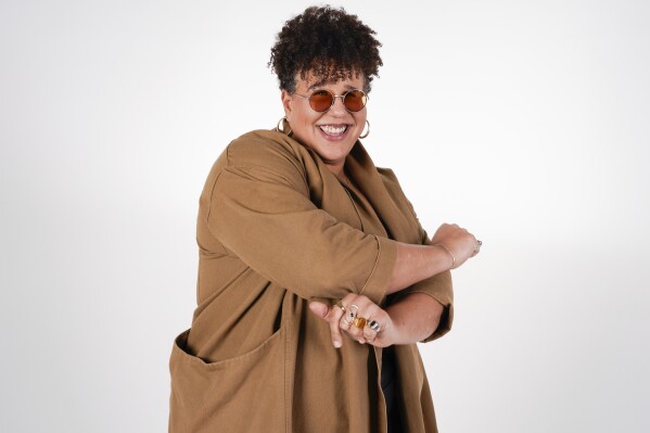 Brittany Howard poses for a portrait in Nashville, Tenn., on Saturday, Jan. 6, 2024, to promote her second solo album "What Now." (AP Photo/George Walker IV)