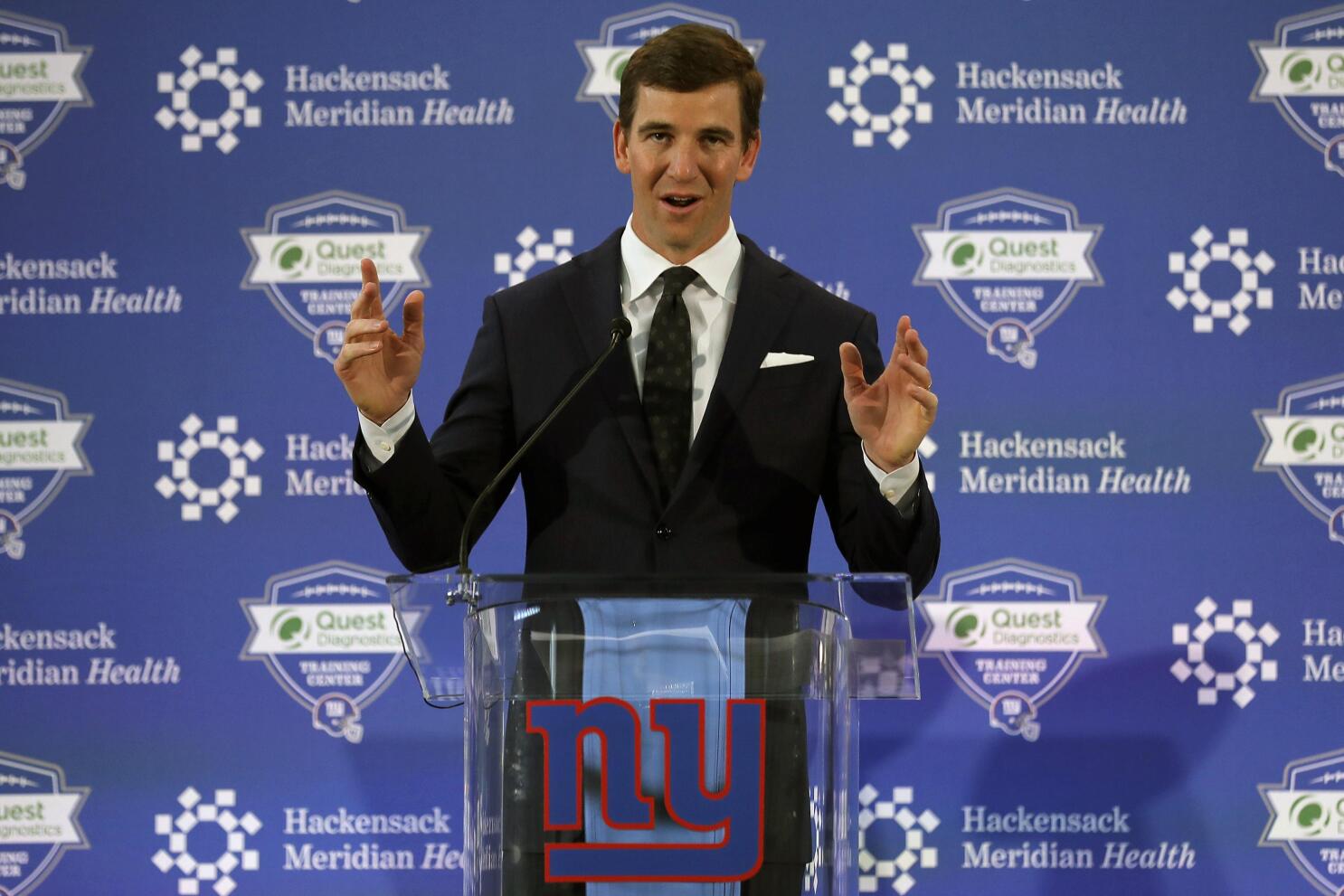 Eli Manning inducted into Giants Ring of Honor