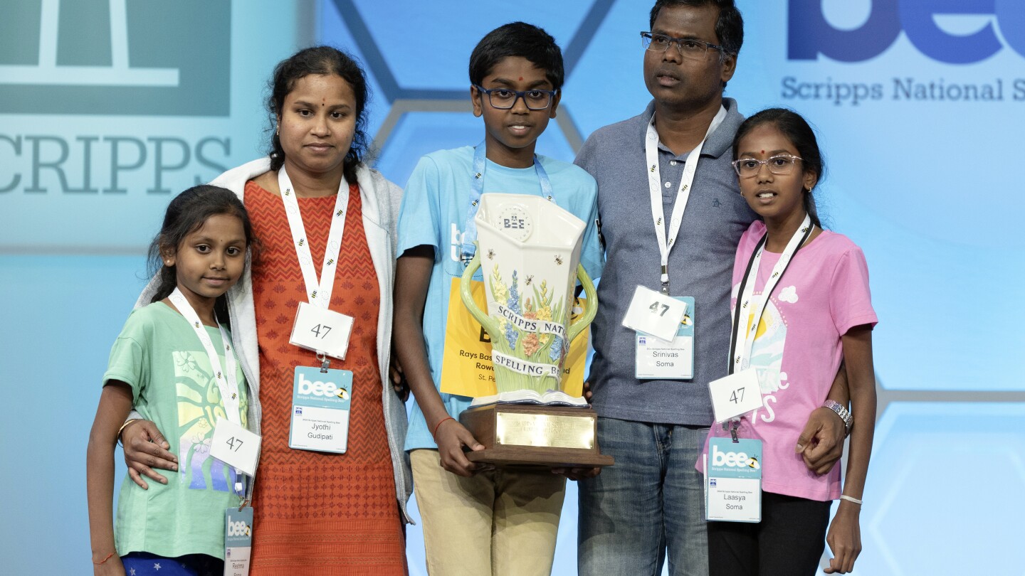 Bruhat Soma won the Scripps National Spelling Bee