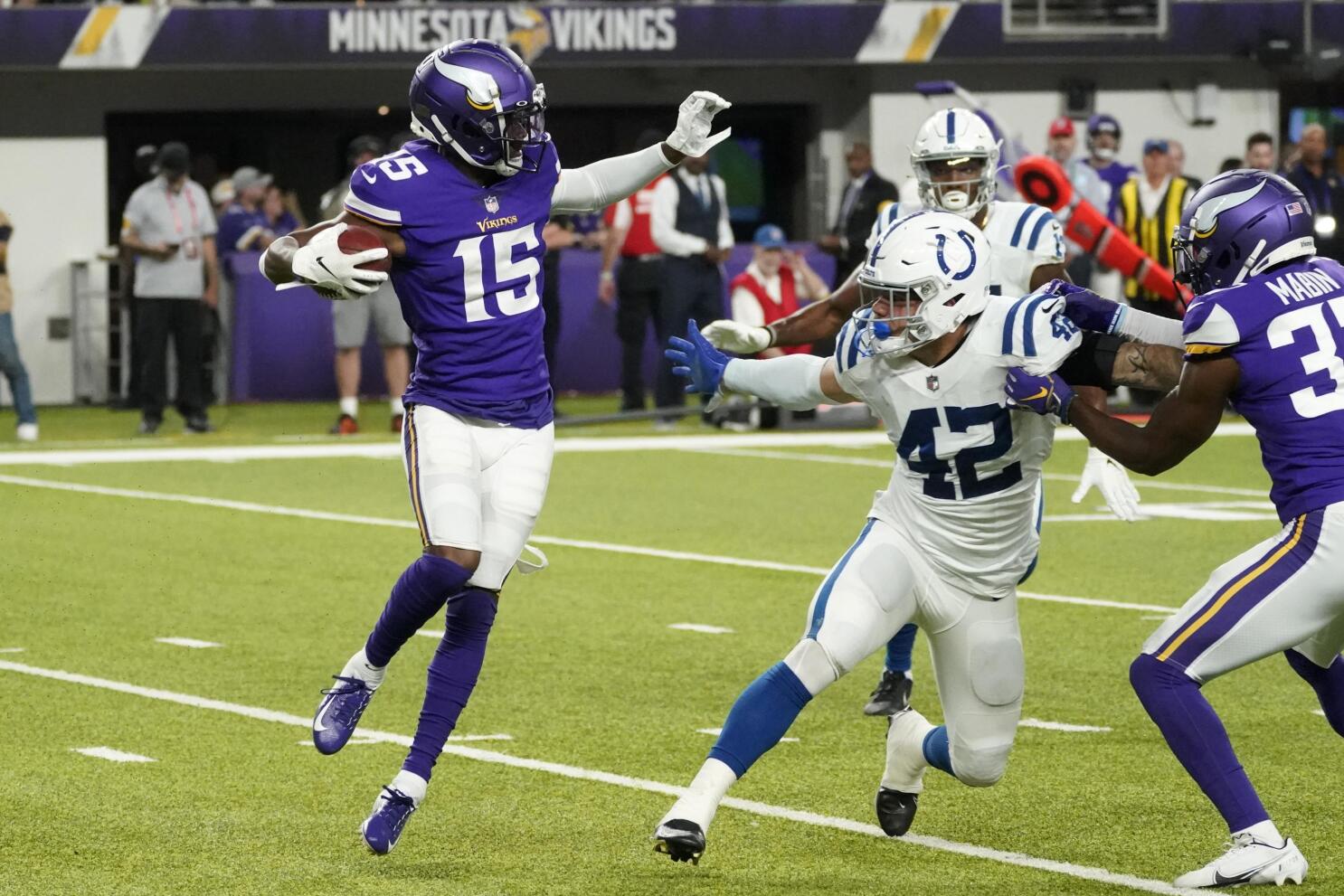 Early returns: Rookie Smith-Marsette gives Vikings a spark